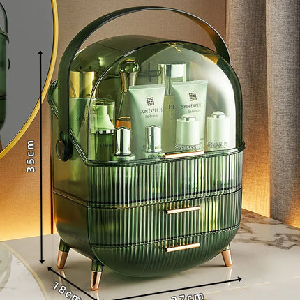 Cosmetic Organizer for Bedroom Vanity and Dorm with Two Layer Storage – image 14
