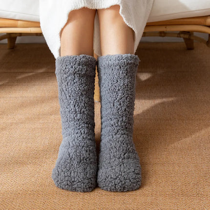 Grip Socks for Women, Warm Cashmere Socks Thick and Plush – image 4