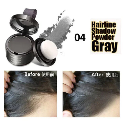 Thinning Hair Powder with Puff and Mirror, Hairline Filler and Shadow – image 11