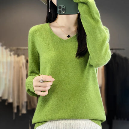 Womens Sweaters, Merino Wool Pullover for Fall and Winter – image 12