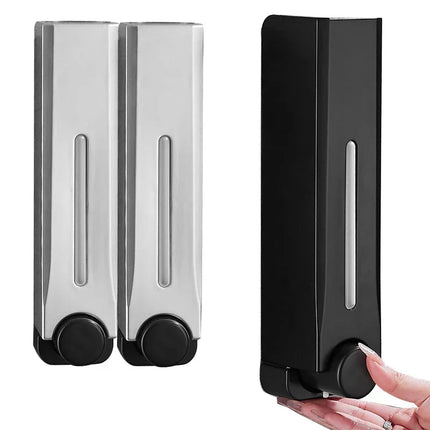 Wall Mounted Soap Dispenser, Bathroom Soap Dispenser with Up to 3 Chambers