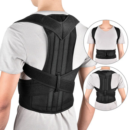 Posture Corrector for Men and Women, Back Brace for Posture with Lumbar Support, Shoulder Brace, Back Support Belt
