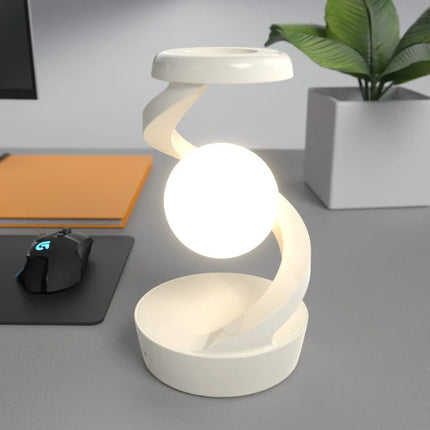 Cordless Table Lamp with Wireless Charger, Rechargeable LED Table Lamp
