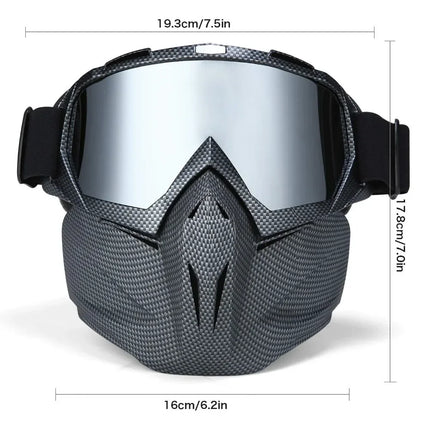 Ski Goggles with Face Mask, Ski Mask for Men and Women
