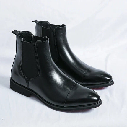 Mens Chelsea Boots, Classic Slip On Ankle Boots for Everyday Wear