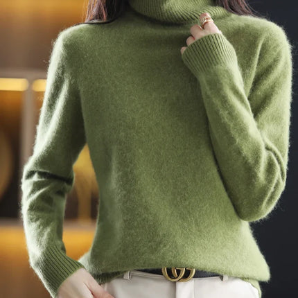 Cashmere Sweaters for Women, Slim Fit Knitted Sweater with Long Sleeves – image 13