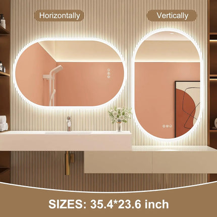 Lighted Vanity Mirror for Bathroom, Smart Mirror with Bluetooth Speaker – photo 40
