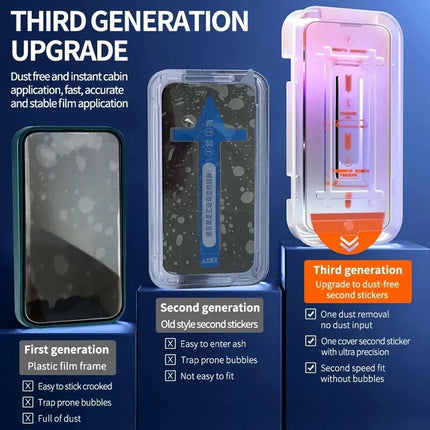 Privacy Screen Protectors 2 Pack, Tempered Glass Screen Protector for iPhone – image 5
