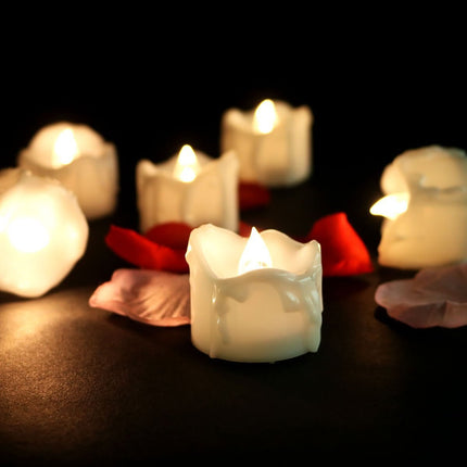 Flameless LED Candles with Flickering Light Effect | Safe & Cozy Decorative Lighting for Home
