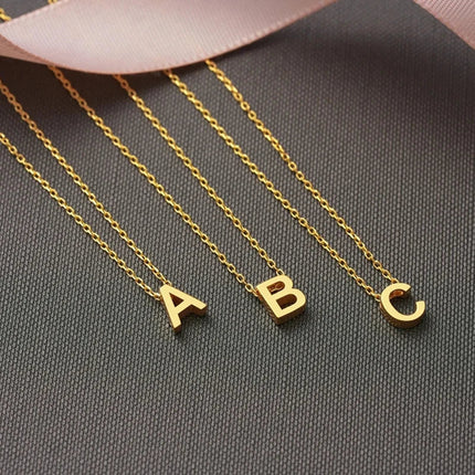 Initial Necklace for Women, Letter Necklace for Layering – image 5