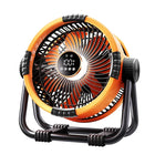 Portable Fan with Remote Control, Rechargeable Camping Fan with LED Light and Hook, Battery Operated Fan for Tent