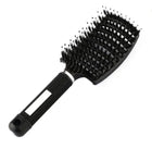 Detangling Hair Brush, Bristle and Nylon Scalp Brush for Massage, Hairbrush with Soft Non Slip Handle