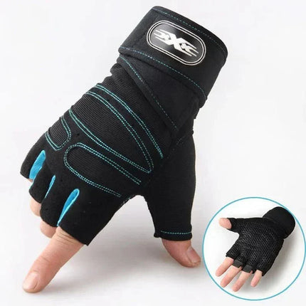 Shock Absorbing Workout Gloves, Exercise Gloves for Gym Fitness and Cycling – image 11