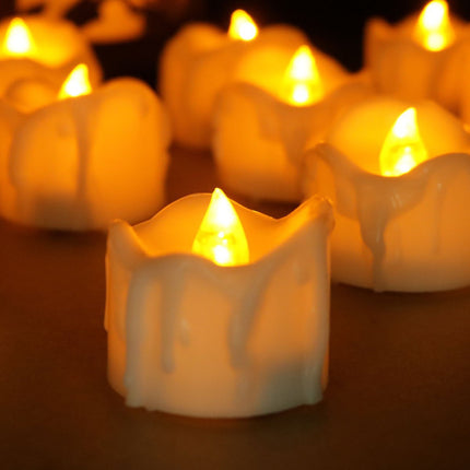 Flameless LED Candles with Flickering Light Effect | Safe & Cozy Decorative Lighting for Home