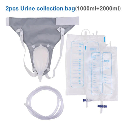 Silicone Urine Collector with Catheter Bag – image 9