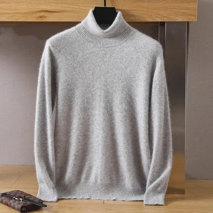Mens Cashmere Sweaters, Cable Knit Sweater for Men