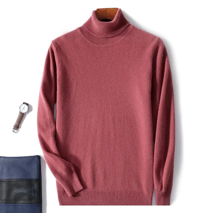 Wool Roll Neck Sweater for Men – image 4