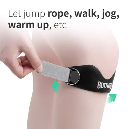 Patellar Tendon Strap, Adjustable Patella Band Knee Support for Jumpers Knee and Sports