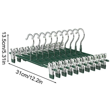 Pants Hangers with Clips, Space Saving Hangers for Skirts and Shorts – image 4