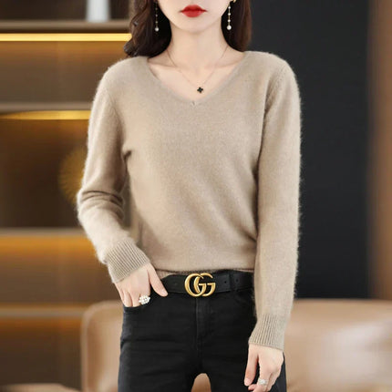 Cashmere Sweater for Women, Slim Fit Knit Sweater in 100% Cashmere