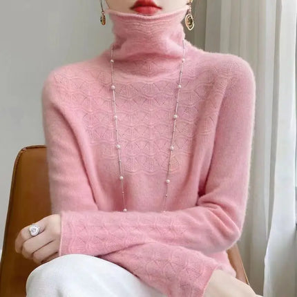 Merino Wool Turtleneck Sweater – image 11