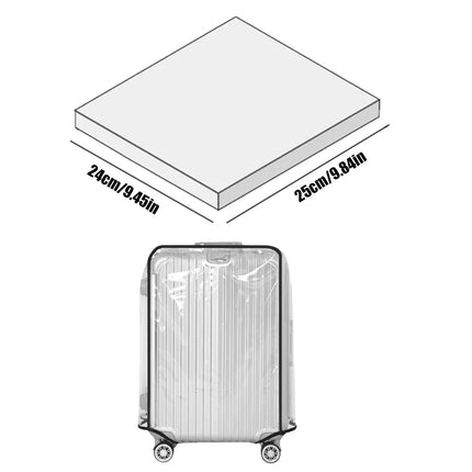 Clear Waterproof Suitcase Cover Protector 18 to 30 Inch, Travel Accessories – image 10