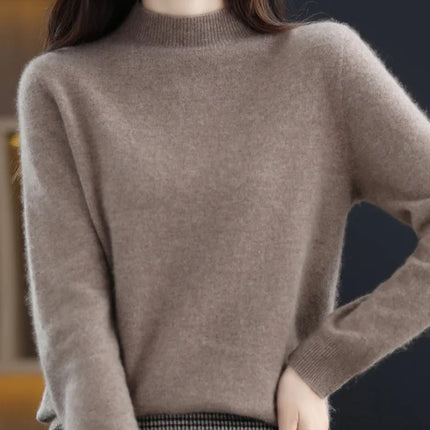Womens Sweaters, Slim Fit Knit Sweater – image 94