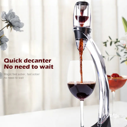 Wine Decanter Set with Aerator Pourer and Filter, Red Wine Aerator – image 4