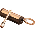 Refillable Lighter Keychain, Windproof Kerosene Oil Lighter for Everyday Carry, Metal Keychain Lighter for Hiking Gear