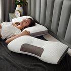Side Sleeper Pillow for Neck and Shoulder Pain, Neck Pillow for Back Sleepers, Hybrid Neck Support Pillow for Sleeping
