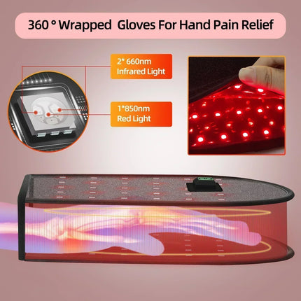 Red Light Therapy Gloves for Hands, Near Infrared Light Therapy for Arthritis and Carpal Tunnel Relief – image 9