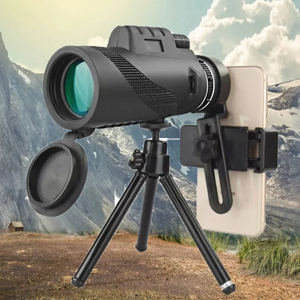 Monocular Telescope 80x, BAK4 Prism Compact Monocular for Hunting and Travel