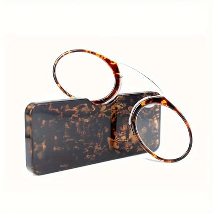 Ultra Thin Reading Glasses with Case, Stylish Reading Glasses with Acetate Frame – image 6