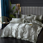 Silver Grey / Twin Size (4 pcs) - Suitable for 1.0~1.5m width bed