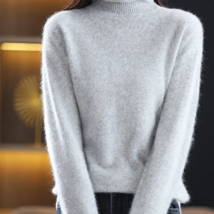 Cashmere Sweaters for Women, Slim Fit Knitted Sweater with Long Sleeves – image 7