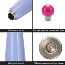 Elegant Steel | Water Bottle with Insulated Design & 2-Tone Finish for Perfect Hydration