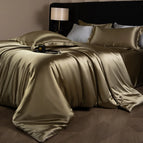 Champagne Gold / Flat Bed Sheet / Twin Size 4pcs