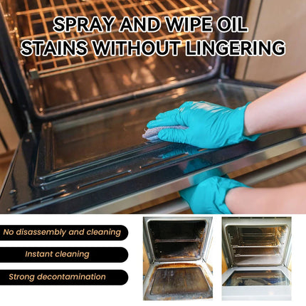 Oven Cleaner for Grease and Food Residue, Grill Cleaner