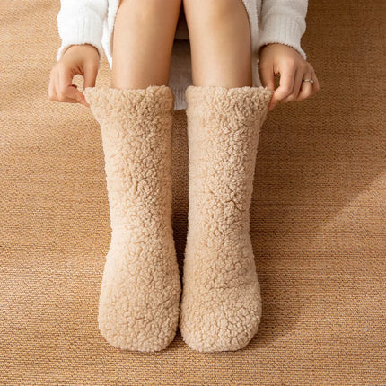 Grip Socks for Women, Warm Cashmere Socks Thick and Plush – image 12
