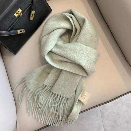 Skinny Winter Scarf in Solid Colors – image 22