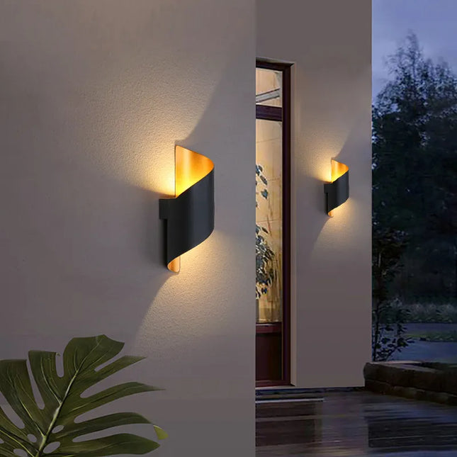 Wall Sconces, Modern LED Wall Light for Living Room, Lighting Fixture for Bedroom and Kitchen, Curved Wall Lamps_01
