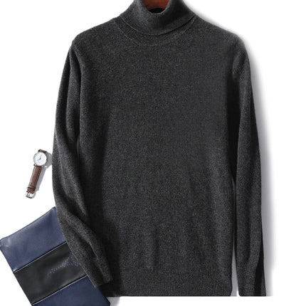 Wool Roll Neck Sweater for Men – image 34