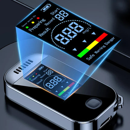 Breathalyzer, USB Rechargeable Breath Tester – image 4