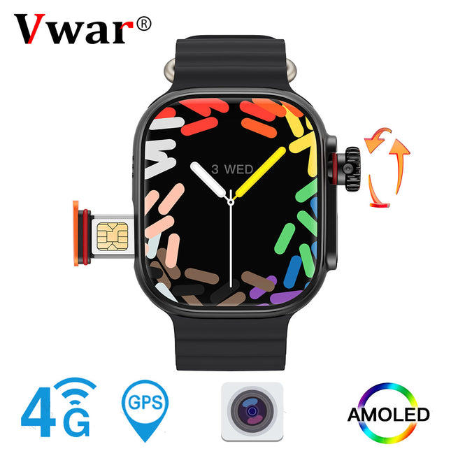 S9 Ultra | 4G Smartwatch with AMOLED Screen & Rotating Camera | Enhanced Connectivity for Seamless Communication 0