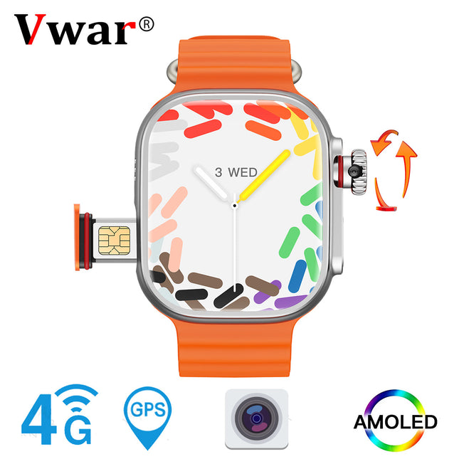 S9 Ultra | 4G Smartwatch with AMOLED Screen & Rotating Camera | Enhanced Connectivity for Seamless Communication 1