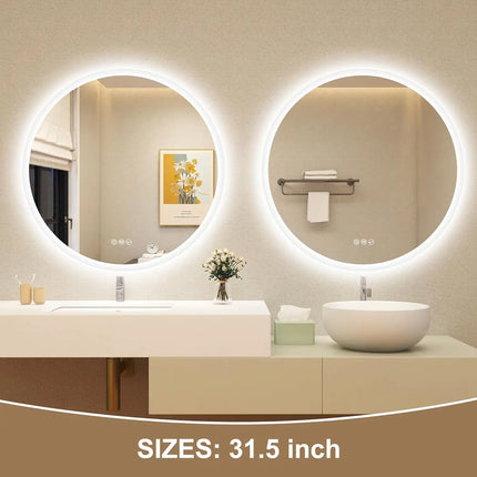 Lighted Vanity Mirror for Bathroom, Smart Mirror with Bluetooth Speaker – photo 42