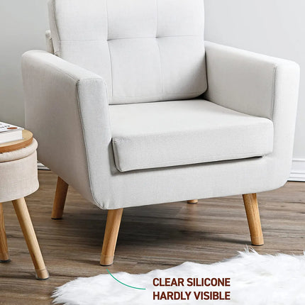 Chair Leg Floor Protectors, 24 Pack Silicone Chair Leg Caps with Felt Pads