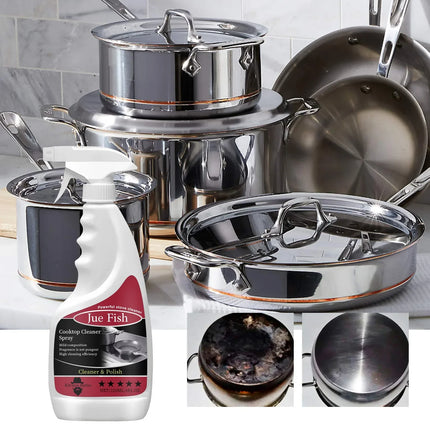 Cooktop Cleaner Spray, Heavy Duty Degreaser for Stove Top and Cookware – image 5