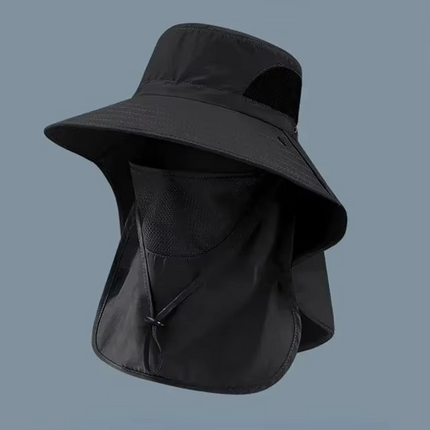Sun Hat with Wide Brim and Neck Flap, Quick Dry Summer Hat – image 5