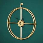 B Black needle in gold / 60cm x 60cm